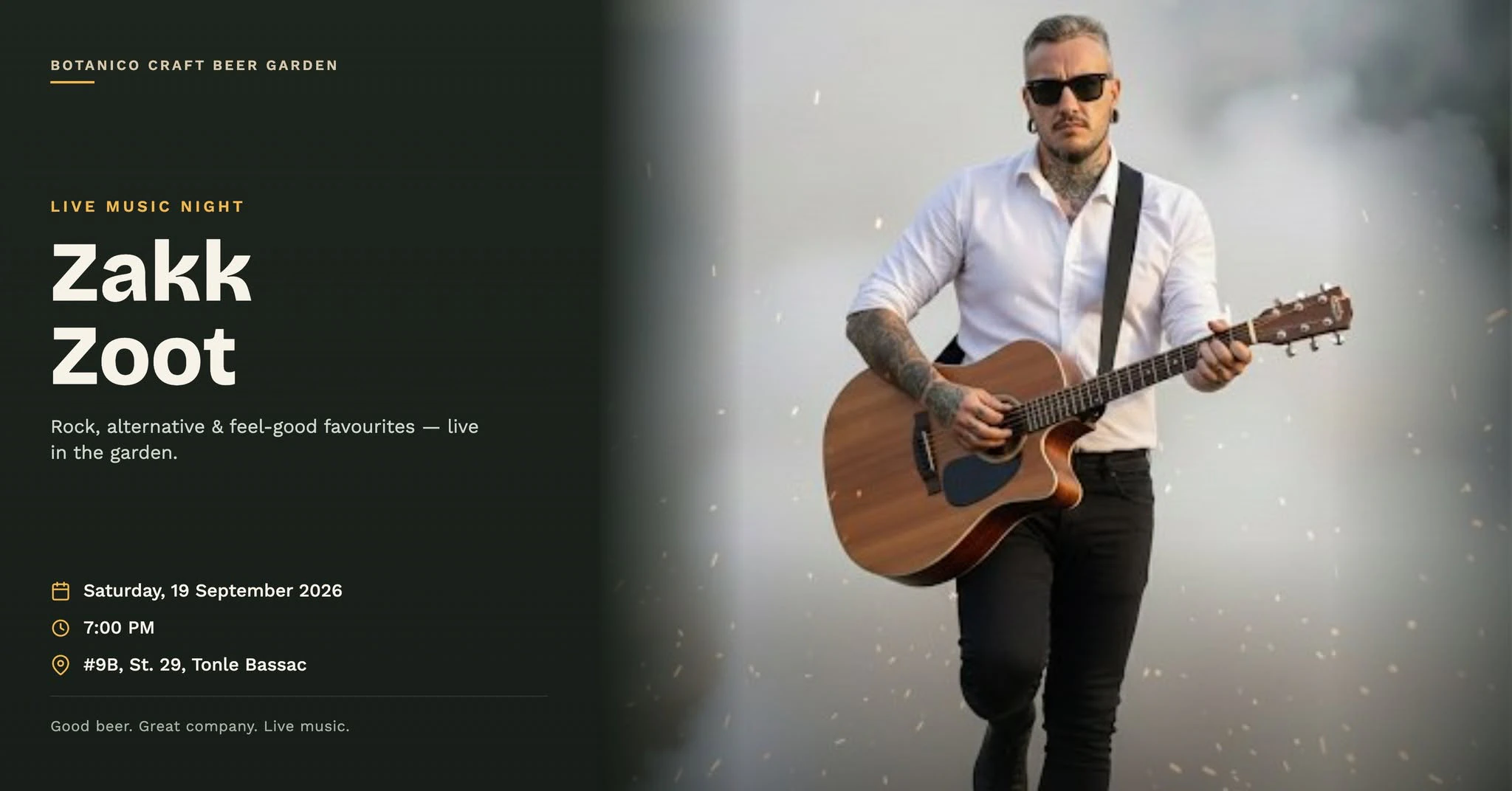 Live Music Night: Zakk Zoot at Botanico