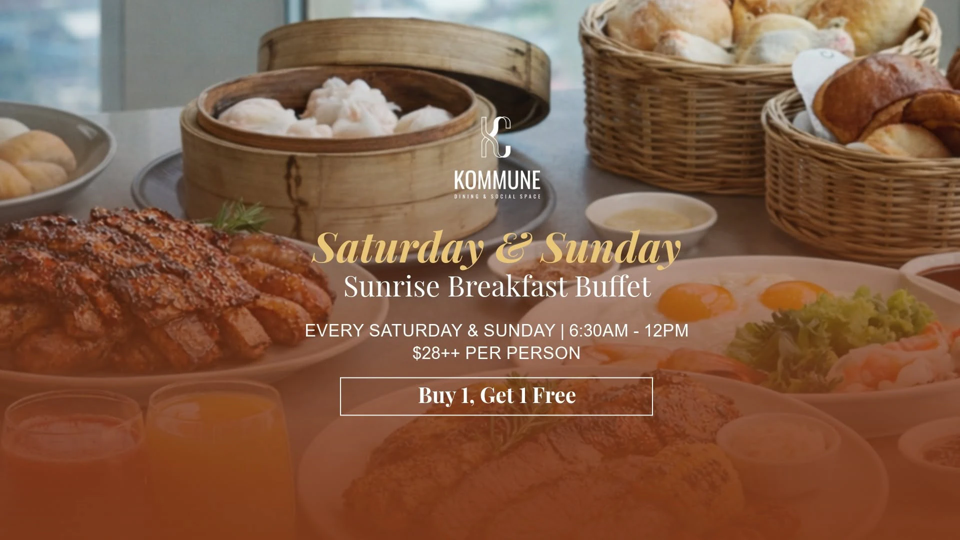 Saturday & Sunday Breakfast Buffet